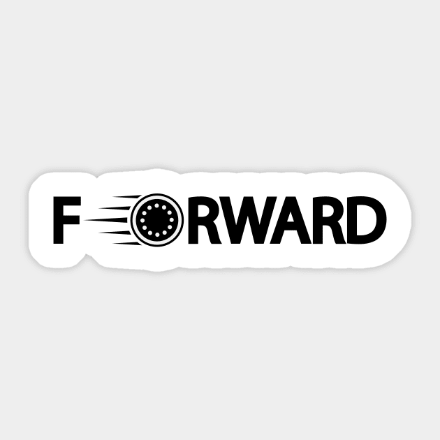 Forward going forward artistic design Sticker by DinaShalash